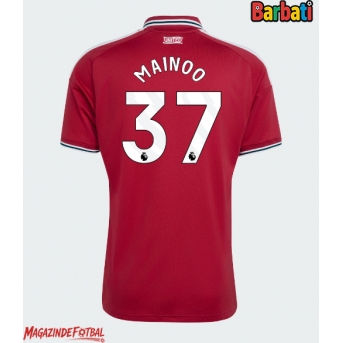 Manchester United Kobbie Mainoo #37 Tricou Fotbal Replică 2026-27 Barbati Acasa